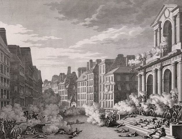 Povstání roajalistů potlačeno Bonapartem