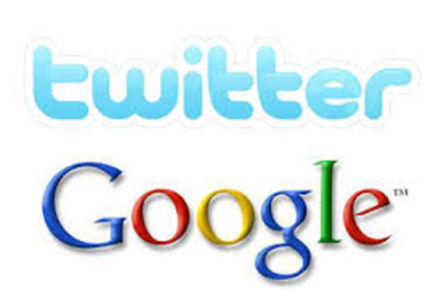 Twitter. Google