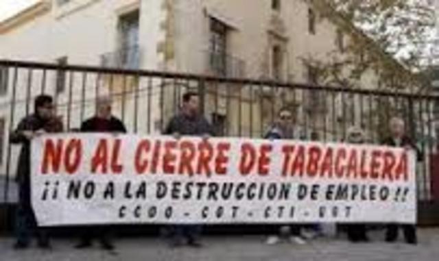 QUIEBRA Y DESAPARICIÓN DE GRANDES CIGARRERAS