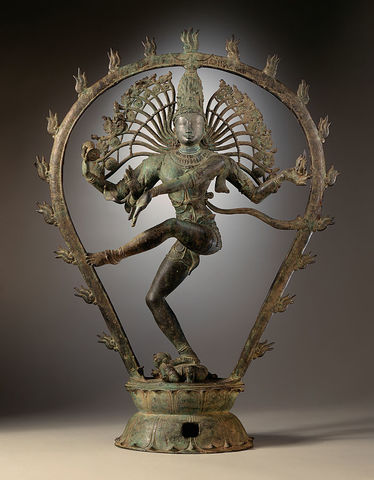 Shiva as Lord of Dance (Nataraja). Hindu; India (Tamil Nadu), Chola Dynasty. c. 11th century C.E. Cast bronze