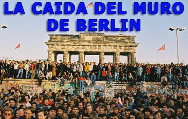 CAIDA DEL MURO DE BERLIN