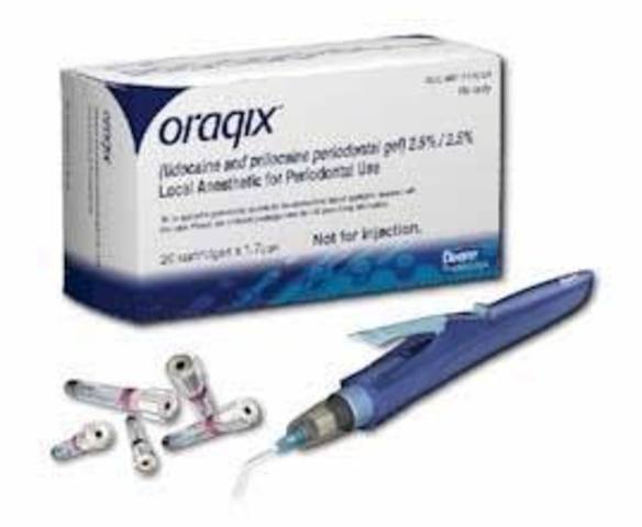 Gel periodontal anestésico