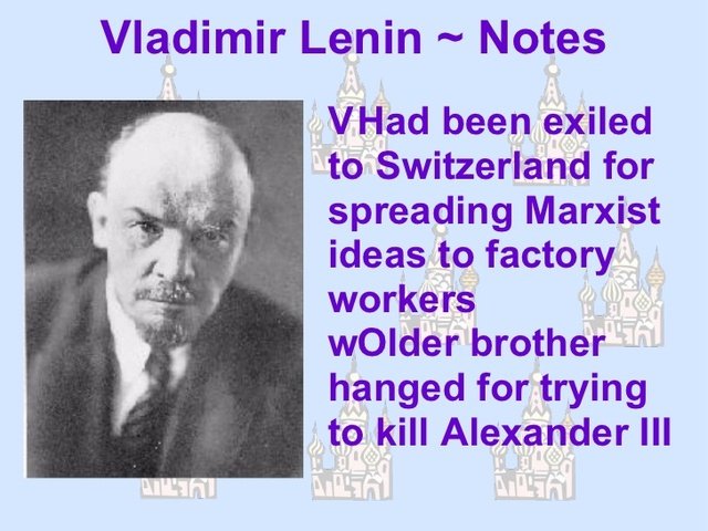 Lenin Exiled