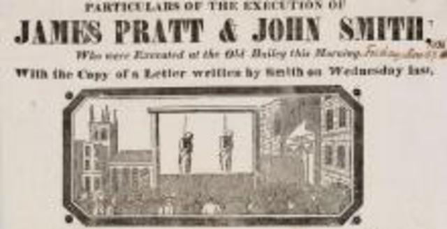 The Execution of james pratt and john smith in 1835