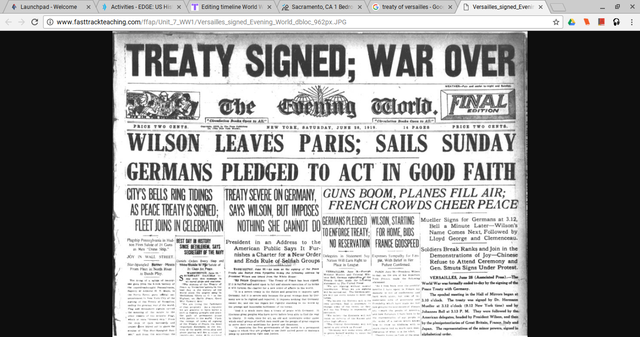 Treaty of Versailles