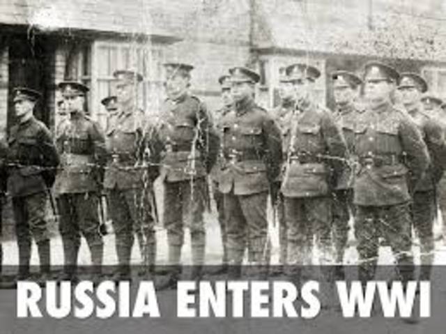 russia enters ww1