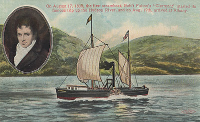 First successful steam boat