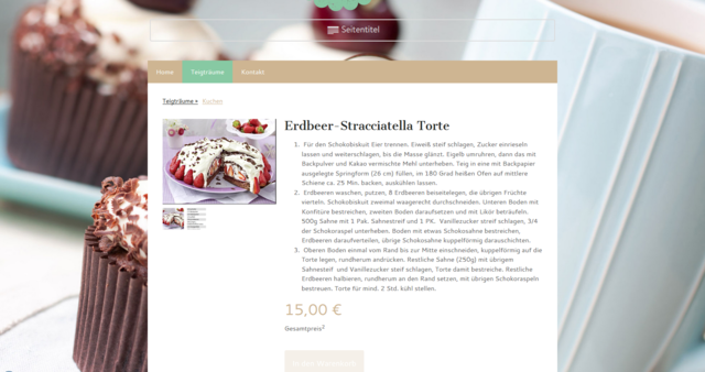 Anfang mit den Rezepten