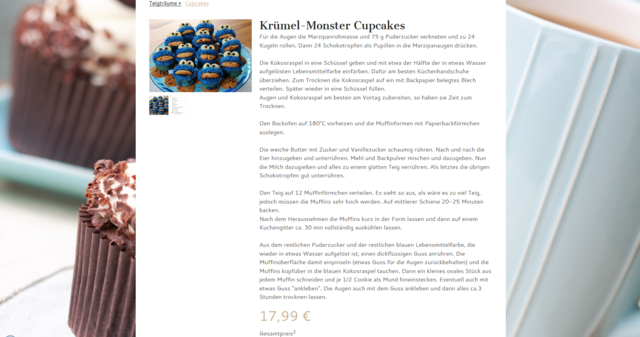 Rezepte für Cupcakes