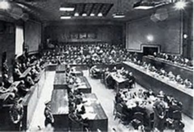 1946 War Crimes Trials held in Nuremberg, Germany; Manila, Philippines and Tokyo, Japan
