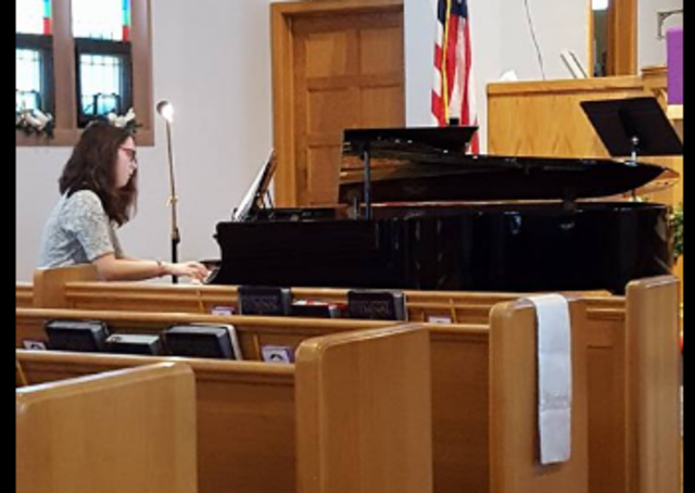 Christmas Church Piano Performance