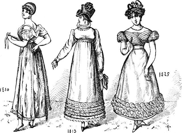 1810-1825 Hair Evolution