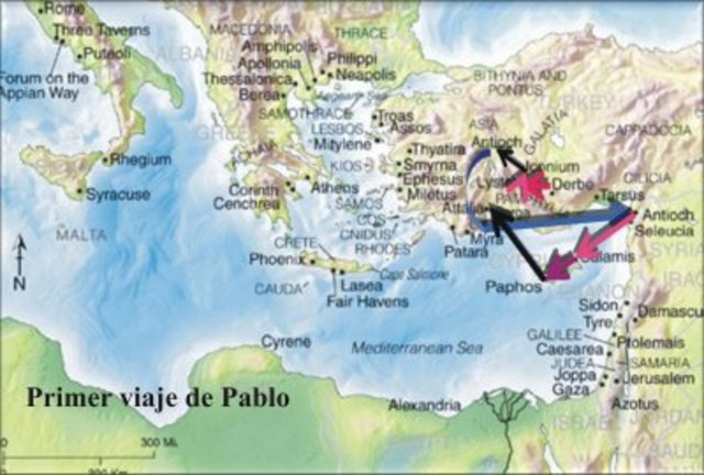 Primer viaje de San Pablo