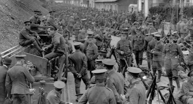 The start of World War 1