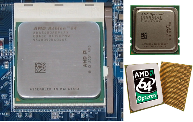 AMD Opteron y Athlon 64