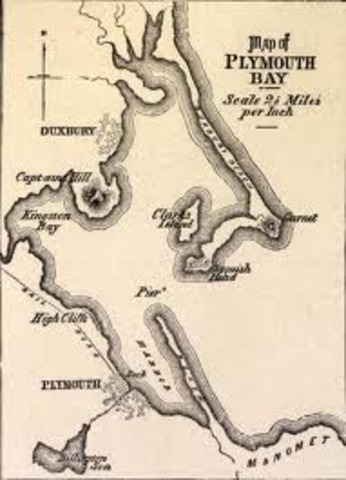 Sepratists settle in Plymoth bay