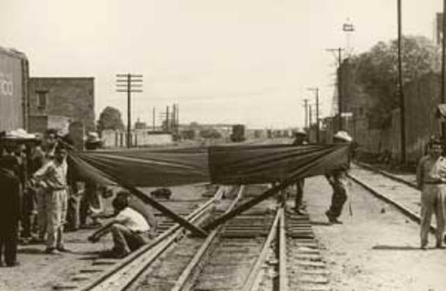 Huelga ferrocarrilera