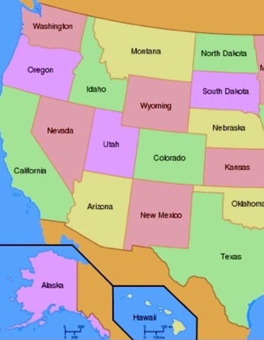 Yo fui en el un viaje en coche a South Dakota y Colorado.