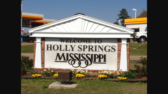 Born in Holly Springs, MS