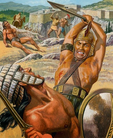 Invasión de la península de Grecia