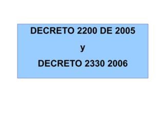 Decreto 2330 de 2006. - articulo 3, articulo 4.