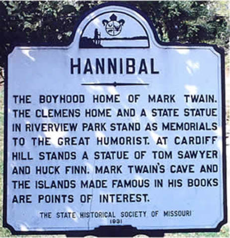 Mark Moves to Hannibal