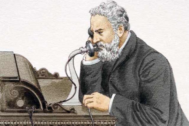 Invención del teléfono por A. Graham Bell