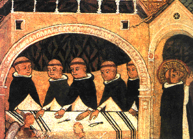 Sto Domingo de Guzmán obtiene del Papa la confirmación de su fundación.