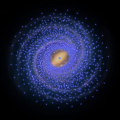 Milky way galaxy disk formed