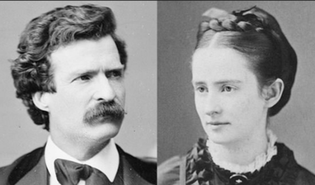 Twain Meets His Wife