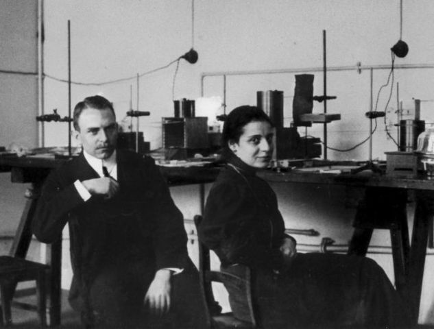 Otto Hahn y Lise Meitner