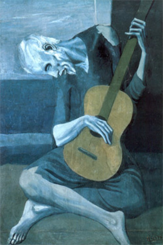 El viejo guitarrista ciego