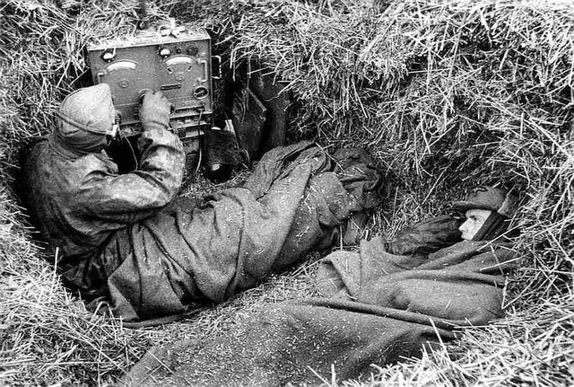 El radio presente en la guerra