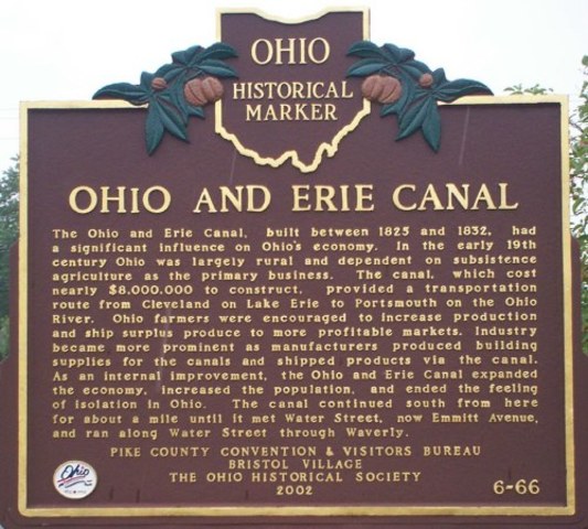 The Ohio and Erie canal