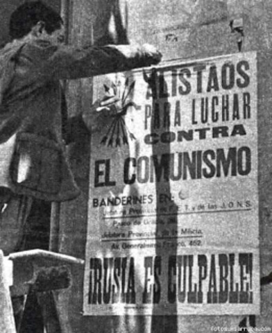 Division azul es mandada a luchar junto a Hitler