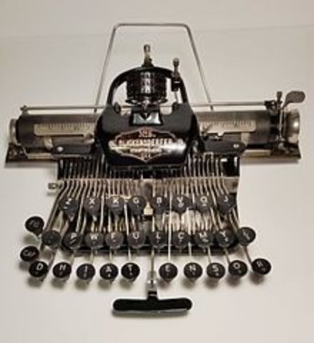 Blickensderfer Typewriter Patented
