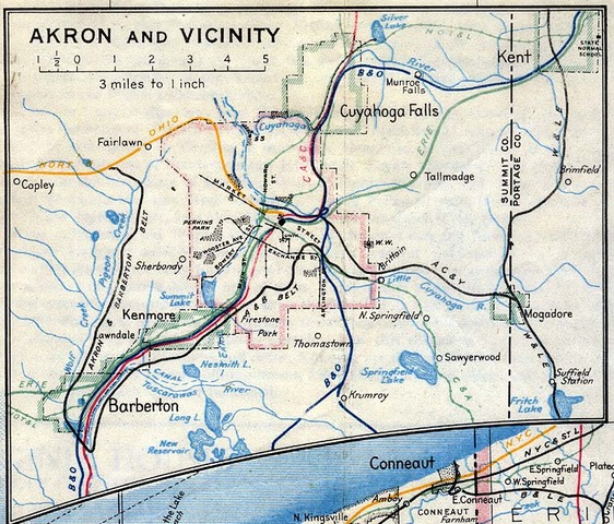 Simon Perkins Buys and Lays Out Land For Akron