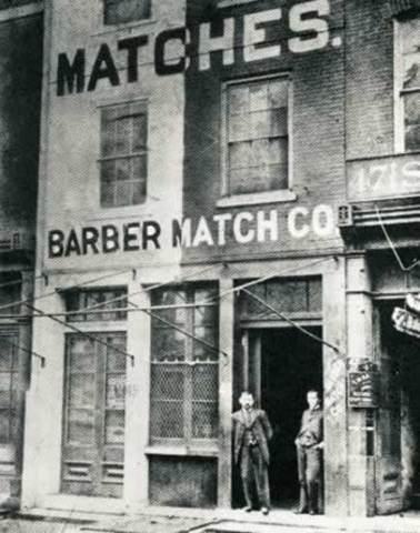 Barber Match Company founded