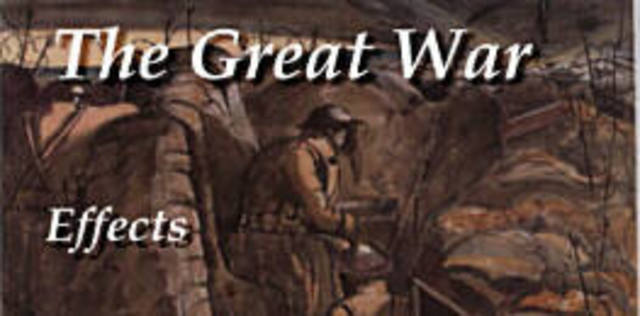 Effects of WW1 on World