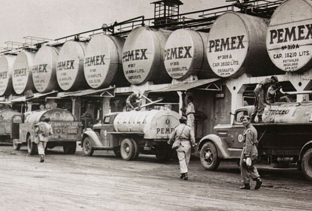 PEMEX were not those who were in charge of the oil industry.