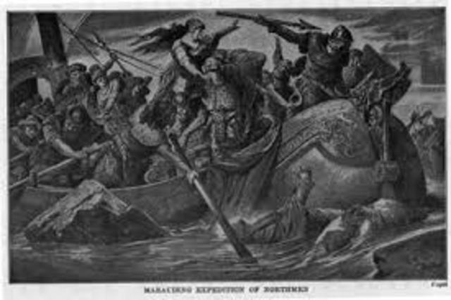 The Viking chief Rollo is granted land