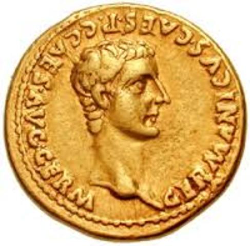 Roman Introduces the Gold Coin Aureus