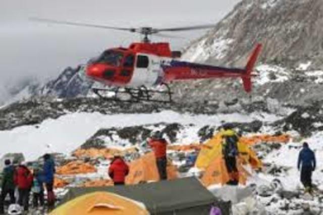 Some climbers were rescued.