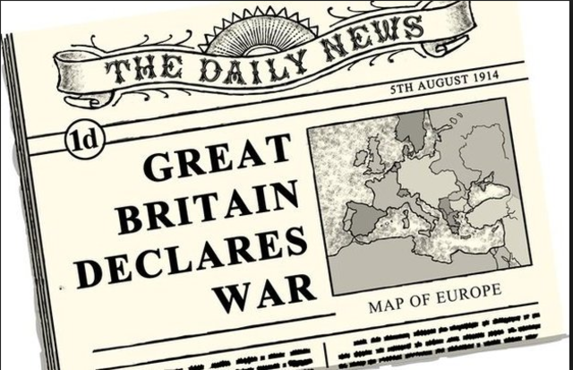 Britain enters WW1