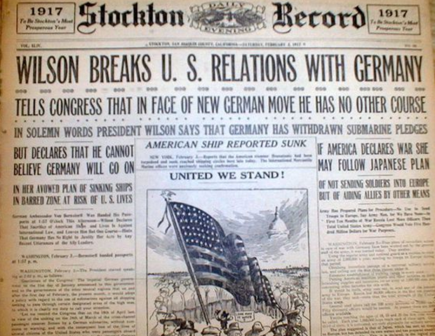 Germany's Resumption of Unrestricted Submarine Warfare