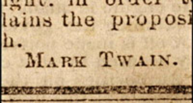 First Use of Pen Name