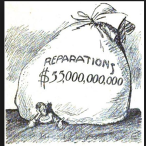 The Treaty of Versailles signed