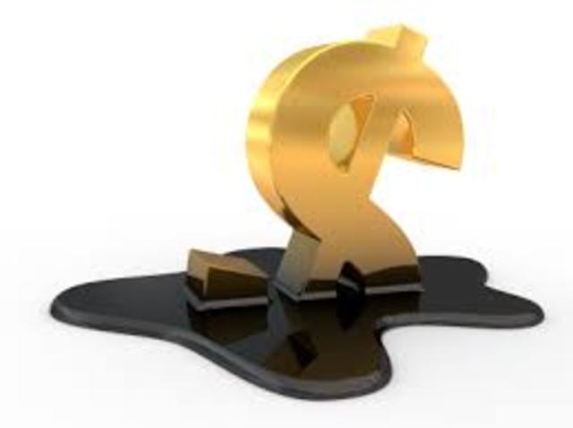 Crude oil quoted at $16.00 per gallon