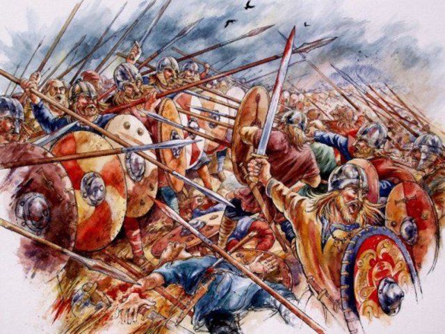 Viking attacks on Irish towns