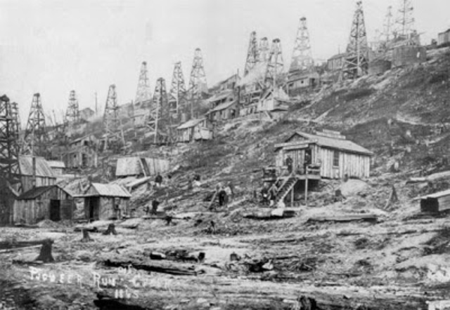 The modern world oil exploitation had begun in 1853.